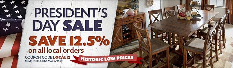 President's Day furniture Sale