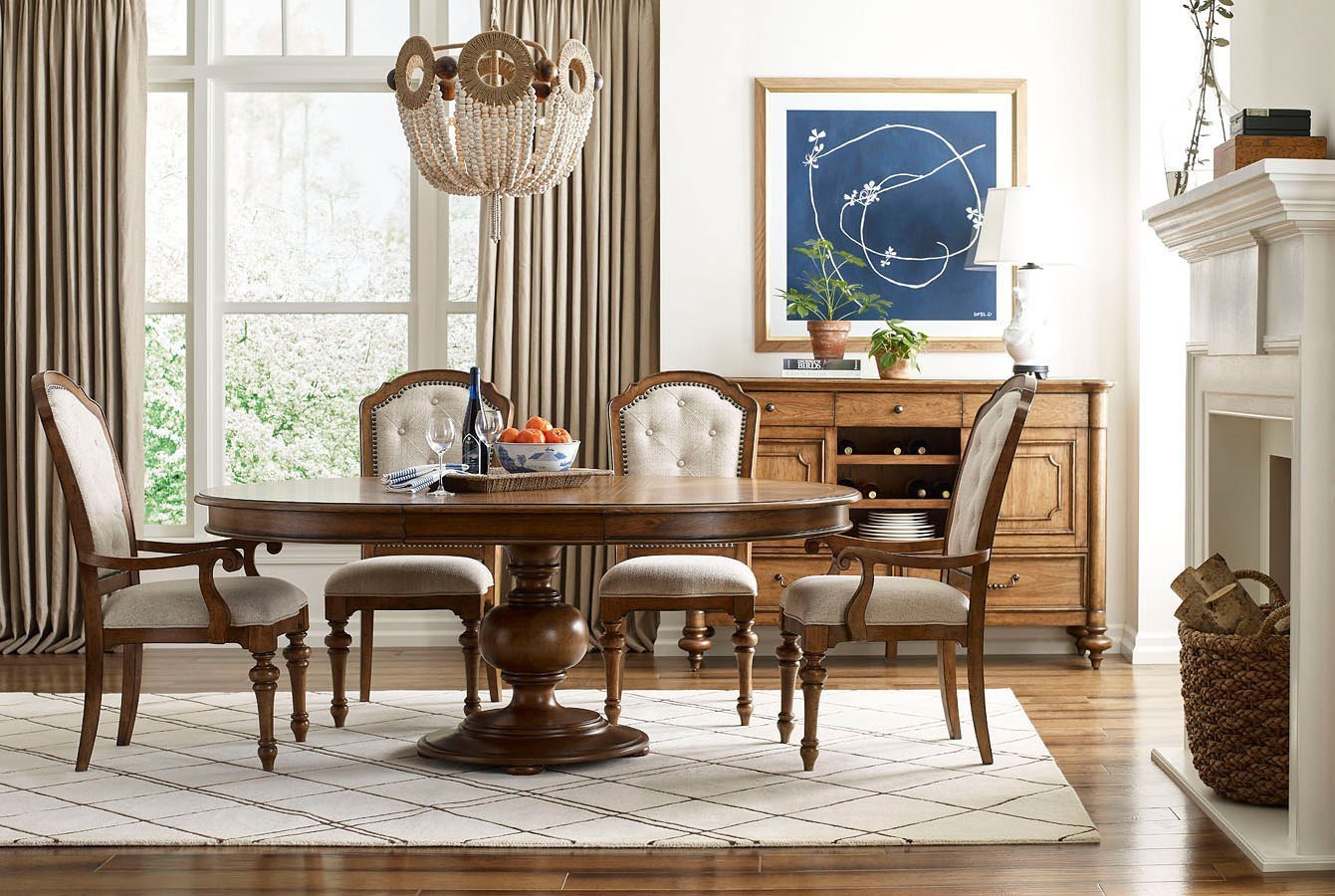 Berkshire Hillcrest Round Dining Room Set American Drew