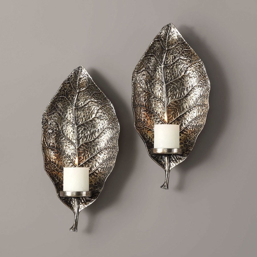 Leaf wall sconce discount