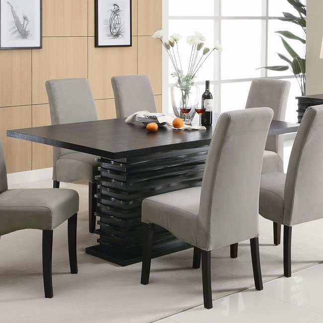 Gray chairs for dining table discount