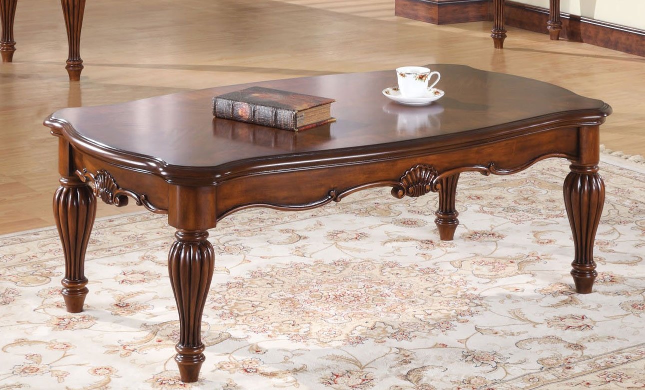 Dreena Coffee Table (Cherry) Acme Furniture | Furniture Cart