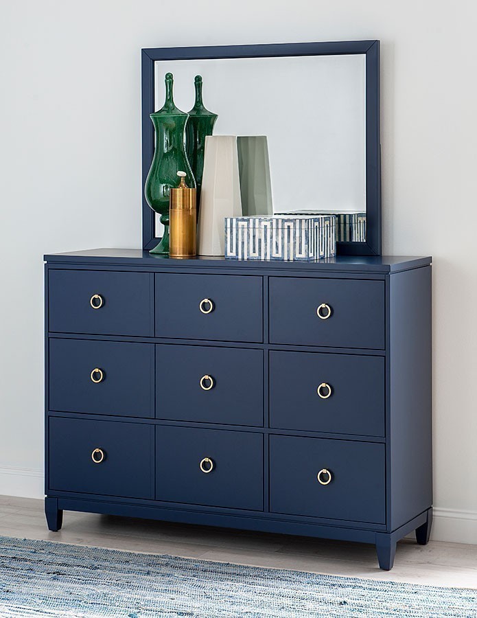 Summerland Tall Dresser Inkwell Blue