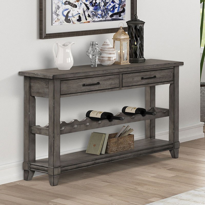 Rustic Hallway Accent Table