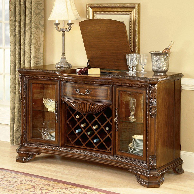 Old World Wine And Cheese Buffet ART Furniture