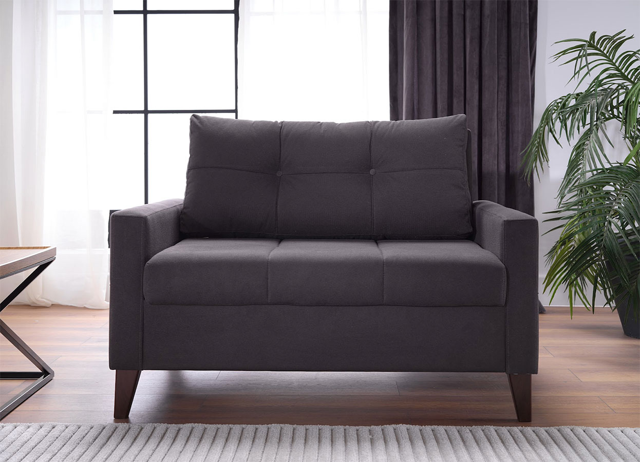 Charcoal chair and a half discount