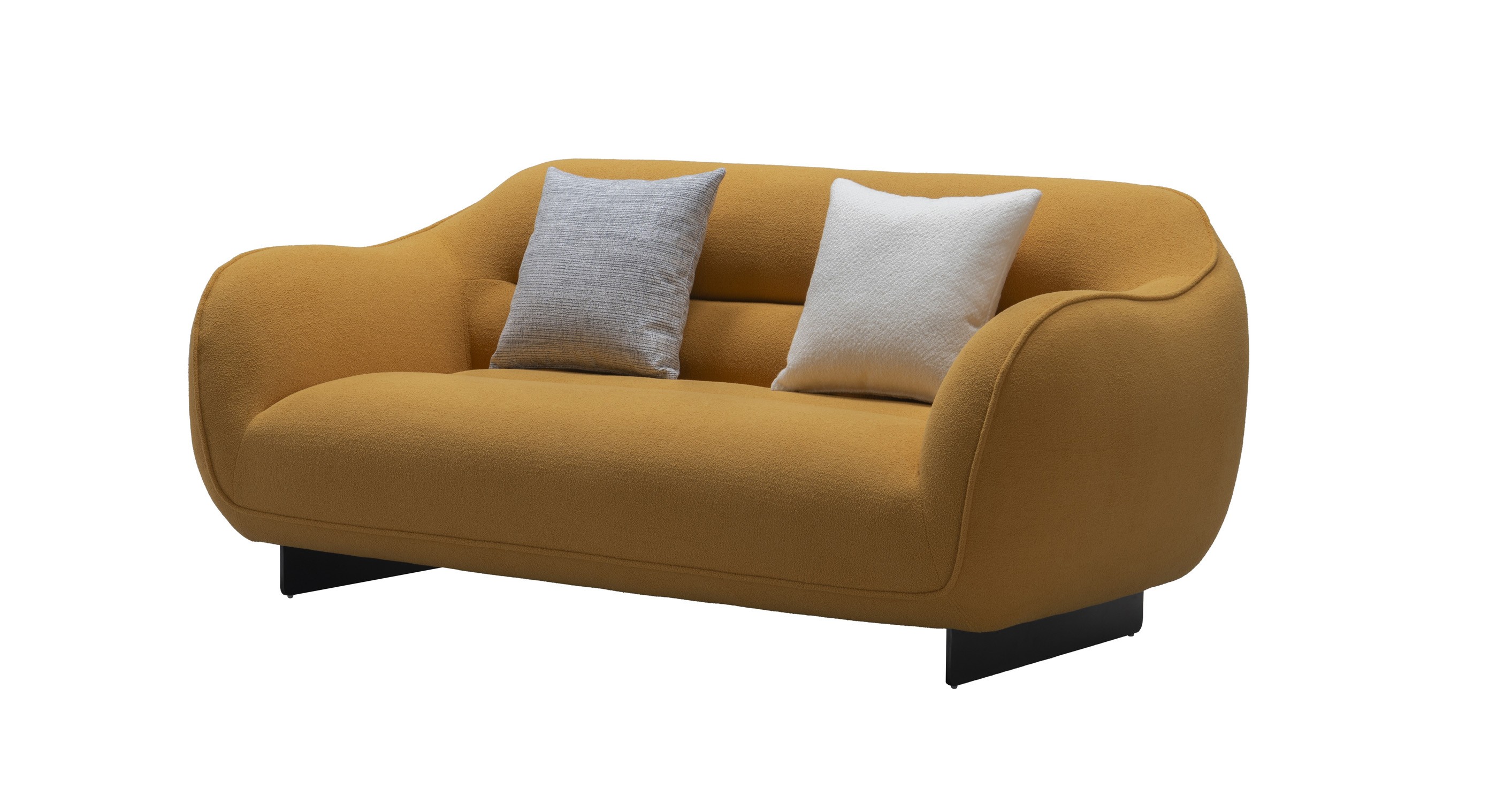 HF5009 Loveseat In Yellow JM Furniture | Furniture Cart
