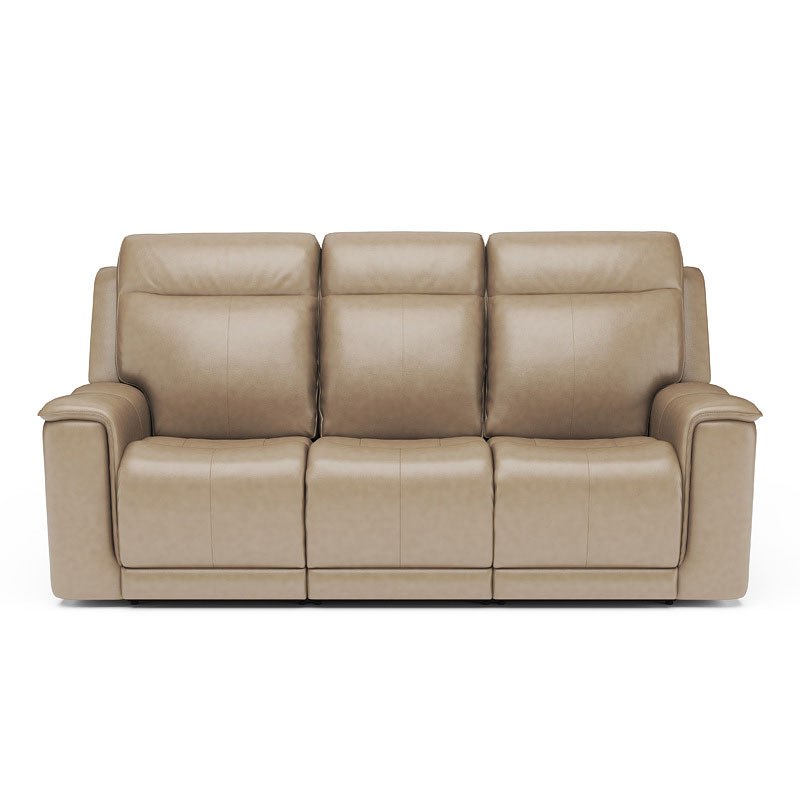 Miller Power Reclining Sofa Beige by Flexsteel