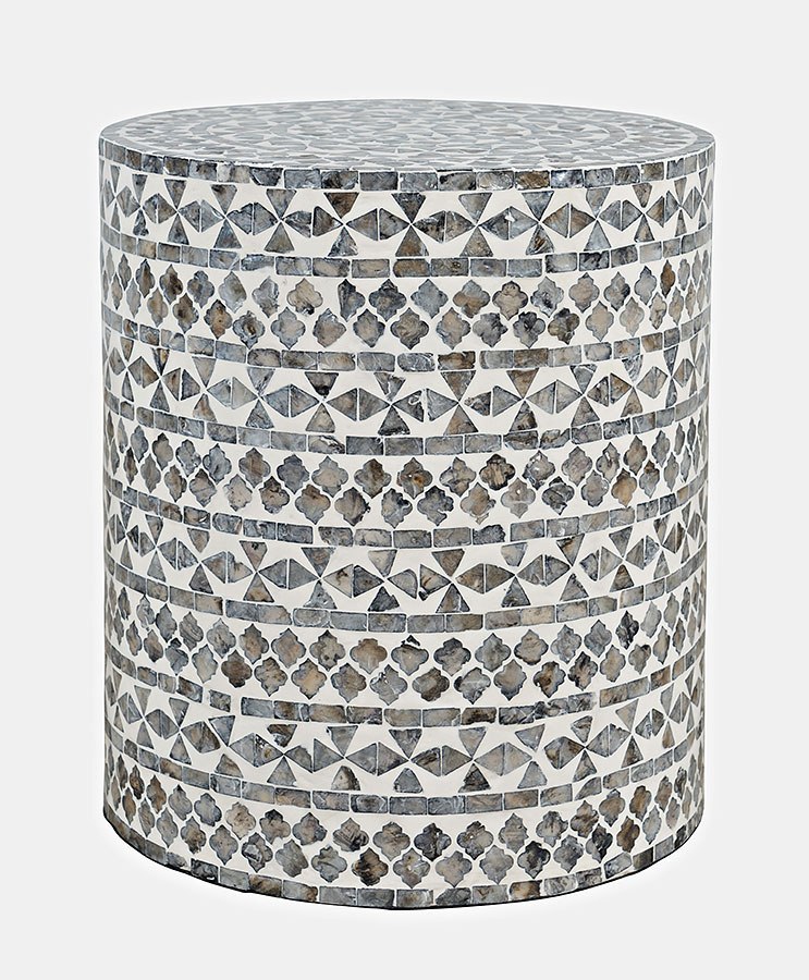 Capiz accent store table