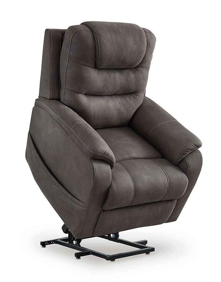 Snowfield Power Lift Recliner - Gunmetal Snowfield Power Lift Recliner - Gunmetal