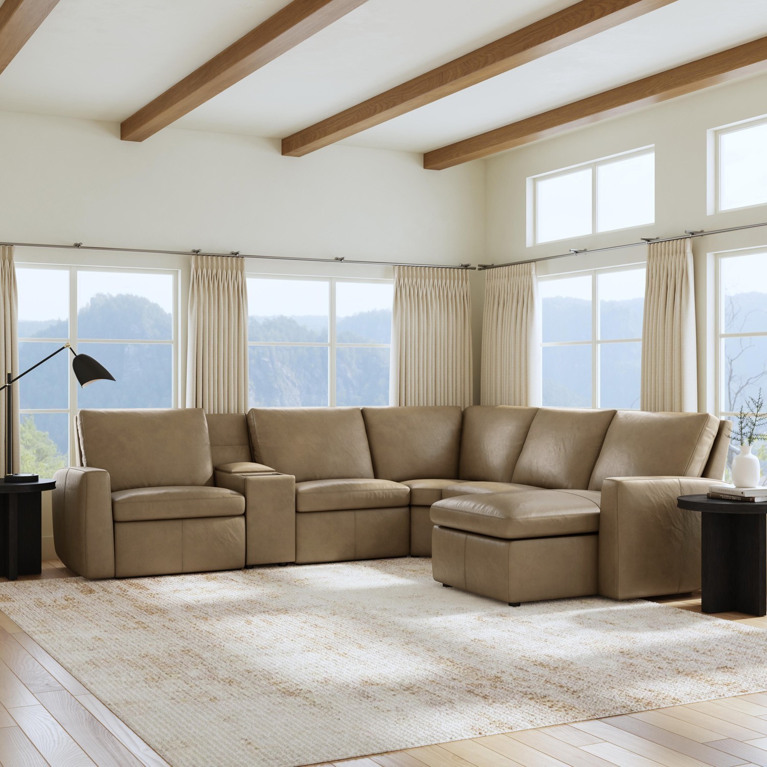 Aria Fawn Modular Power Reclining Sectional Set Flexsteel