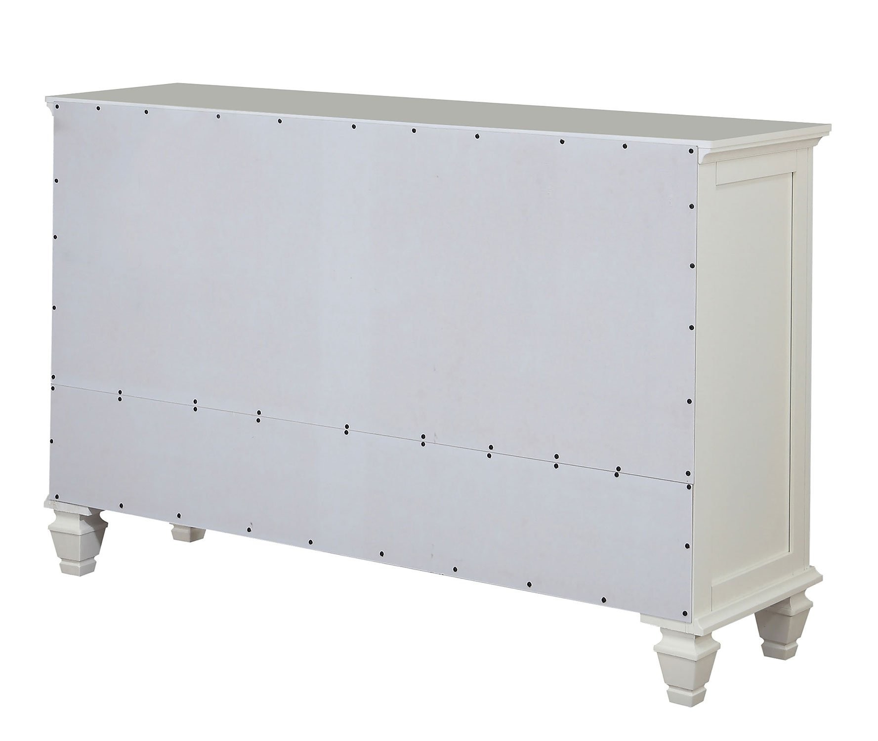 Sandy Beach 11-Drawer Dresser - White