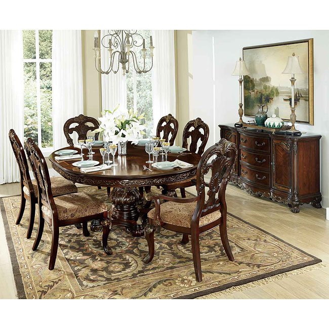 Deryn Park Oval Dining Room Set Homelegance | Furniture Cart