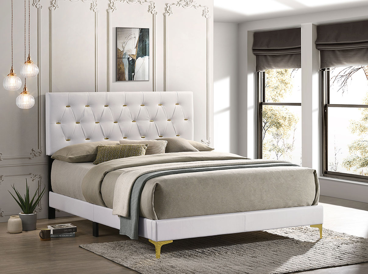 Dash Tufted Upholstered Bed avaelma