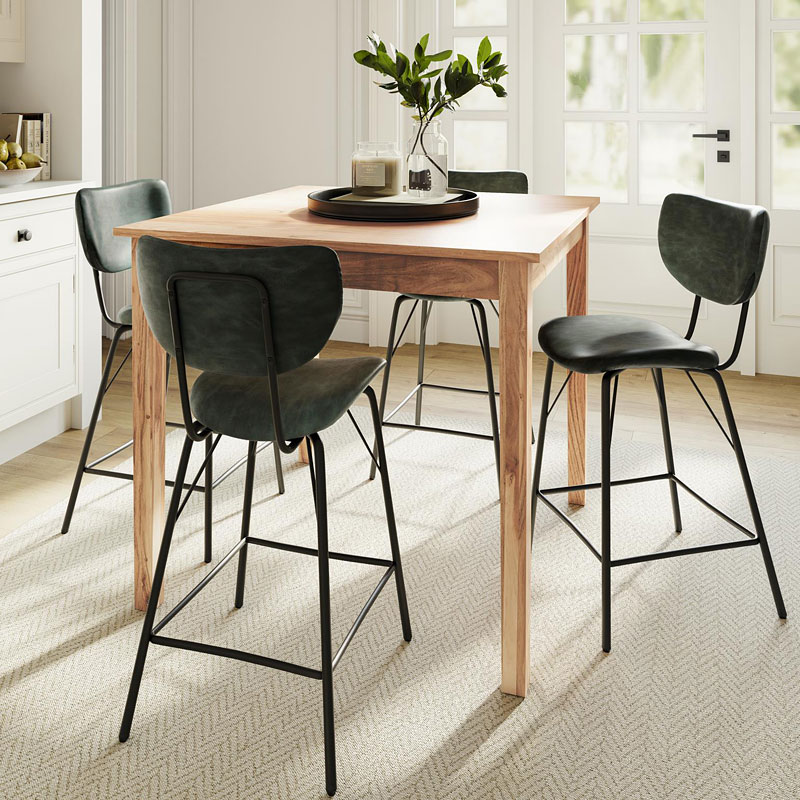 Colby Counter Height Dining Set W Owen Jade Chairs Jofran