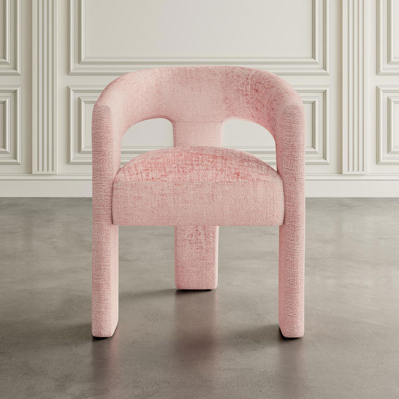 Gwen Upholstered Chair Pink Jofran Furniture Furniture Cart