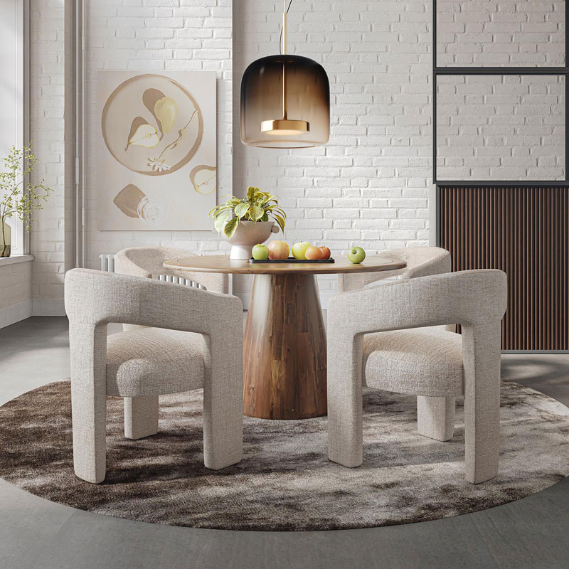 W/ Gwen Natural Set Furniture Dining Chairs | Nash Jofran Cart Furniture Room