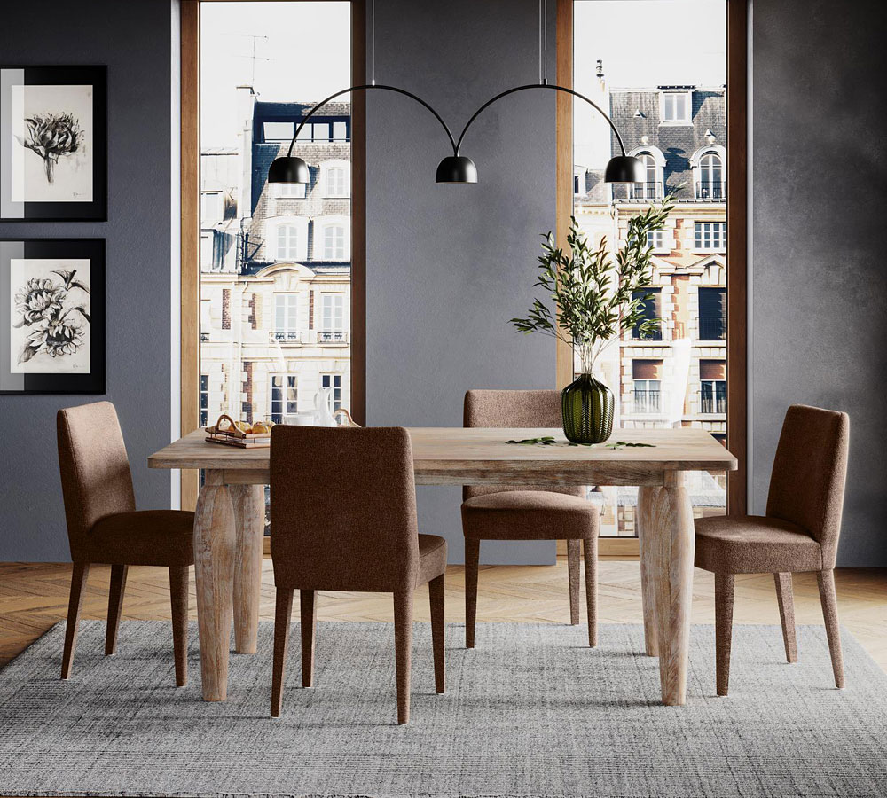 Spader Dining Room Set w Wilson Sable Chairs