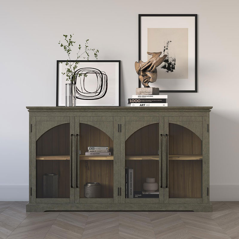Aravale 4 door accent hot sale cabinet