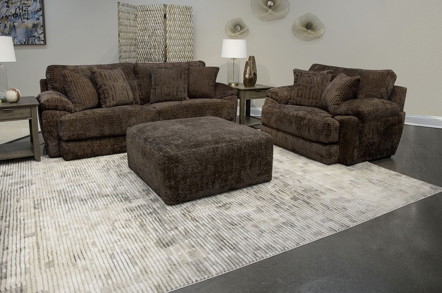 Jaden Cocoa Living Room Set Jackson Furniture | Furniture Cart