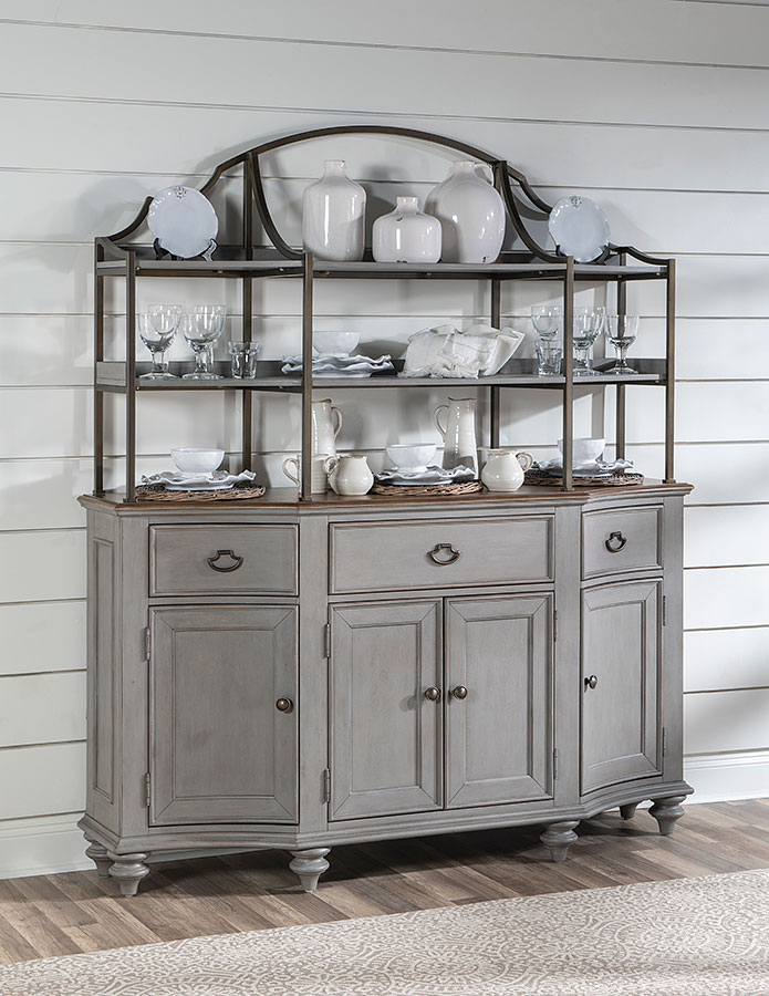 Kingston Counter Height Dining Room Set (Tweed Gray) Legacy Classic ...
