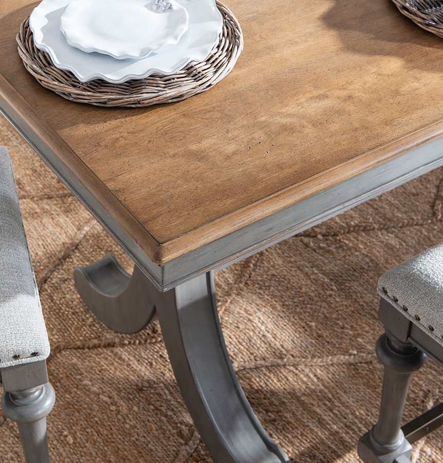 Kingston Counter Height Dining Room Set (Tweed Gray) Legacy Classic ...