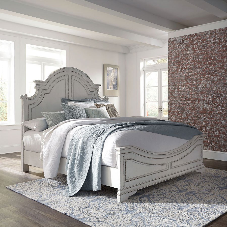 magnolia manor bedroom 244 in antique white by liberty