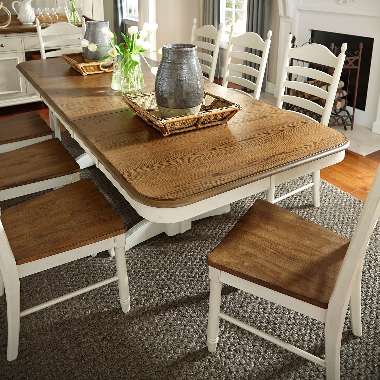 Springfield Rough Rectangular Springfield Rectangular Dining Table Liberty Furniture | Furniture Cart