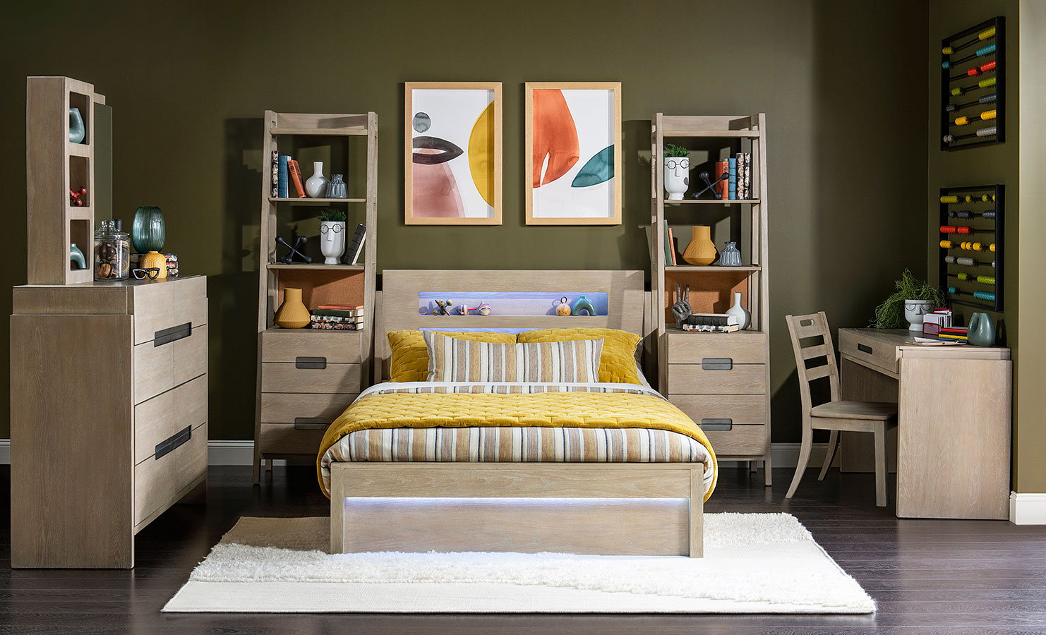 District Youth Panel Bedroom Set
