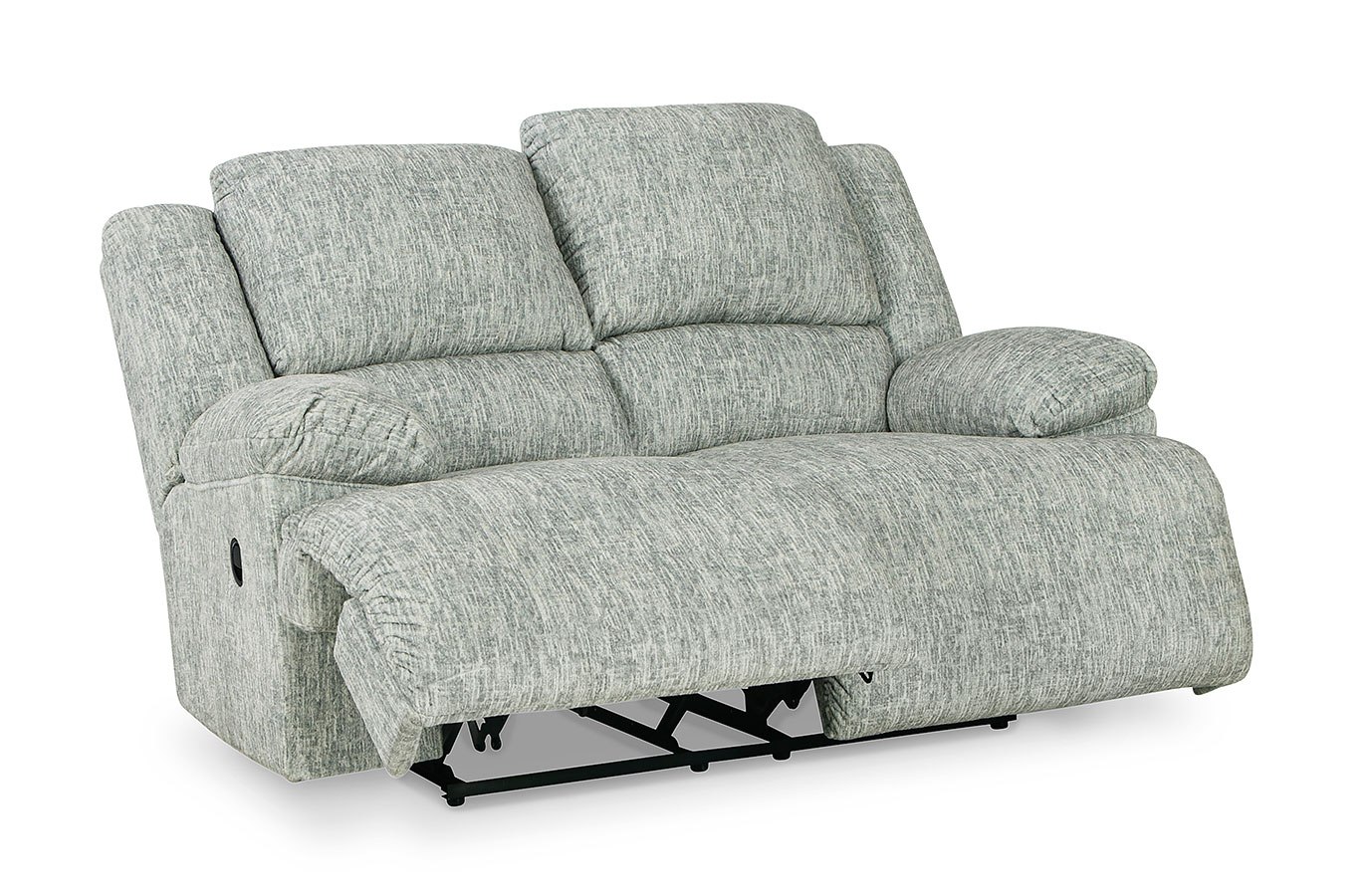 McClelland Gray Reclining Loveseat Signature Design | Furniture Cart
