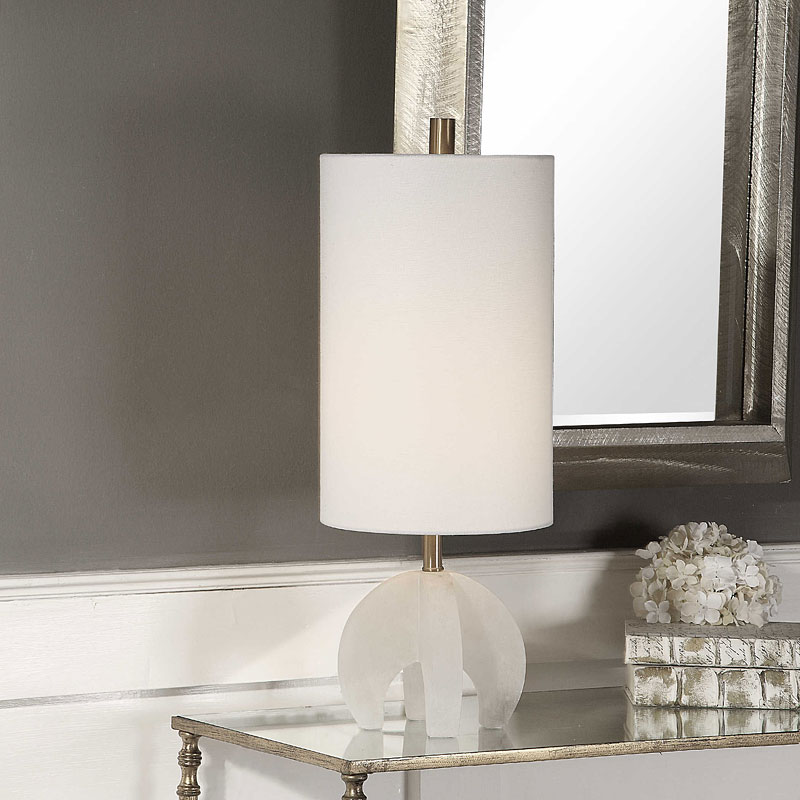 Alanea White Buffet Lamp Uttermost | Furniture Cart