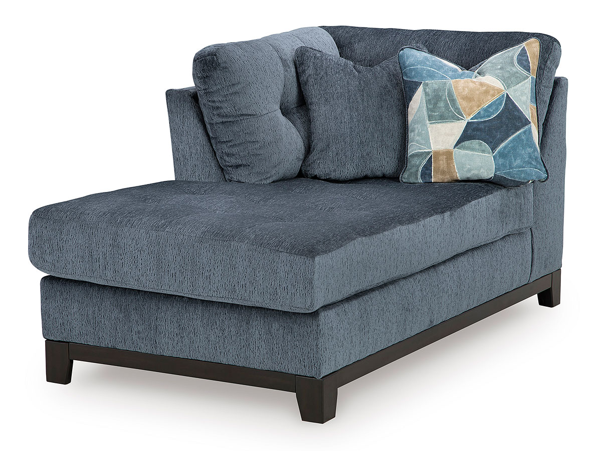 Maxon Place Navy Left Facing Corner Chaise BenchCraft Furniture Cart