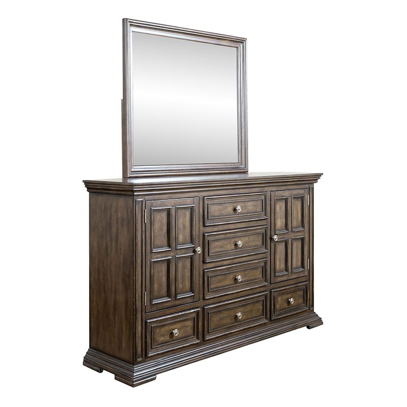 Big Valley - 2 Door 6 Drawer Dresser Big Valley - 2 Door 6 Drawer Dresser