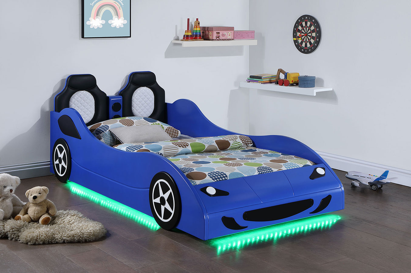Car beds with led lights discount