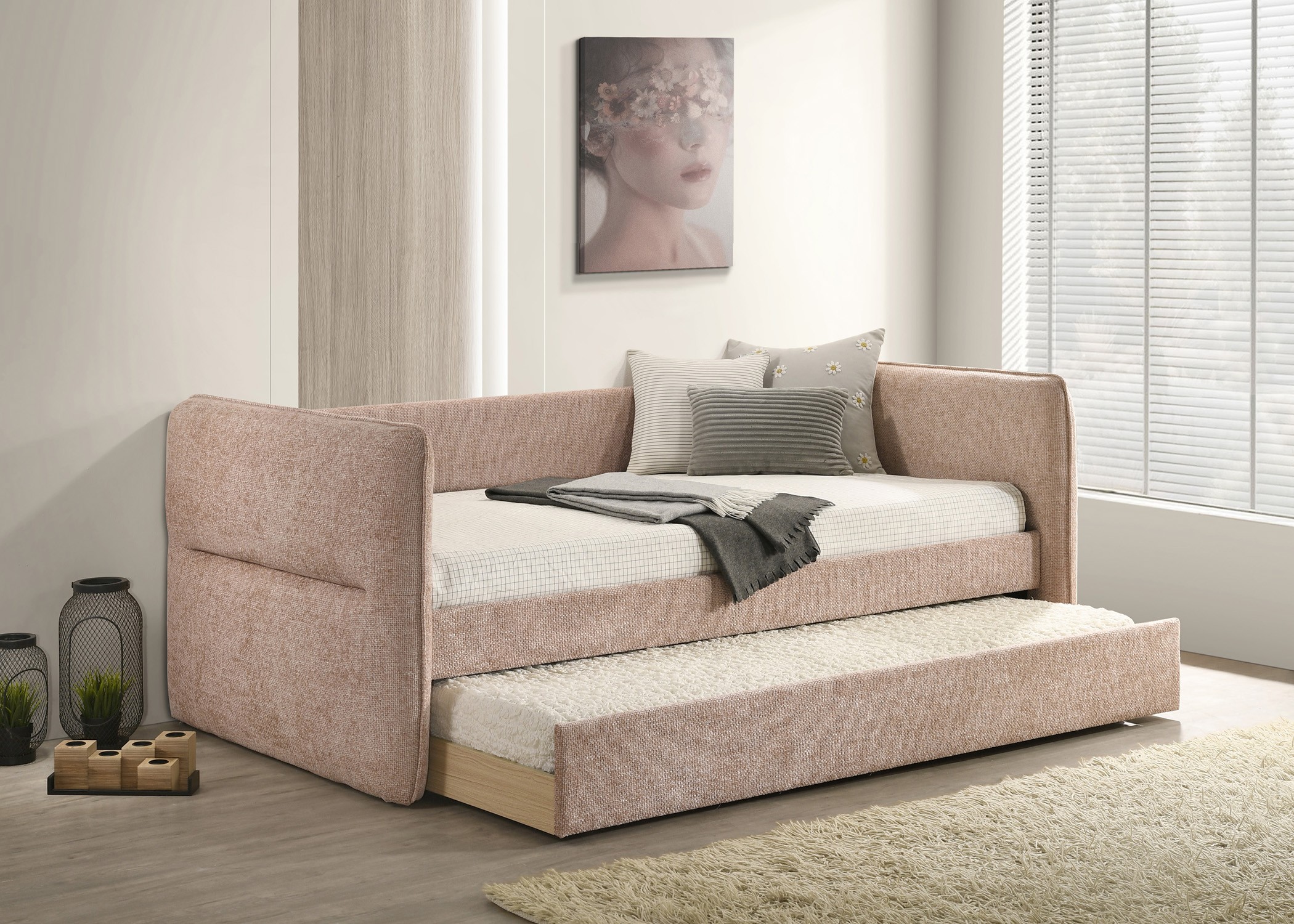 Philipa Mauve Daybed Crown Mark Furniture | Furniture Cart