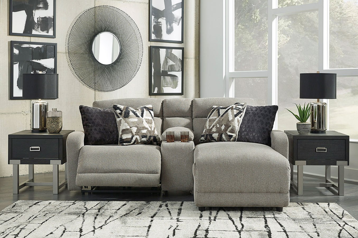 Ashley furniture small shop sectional