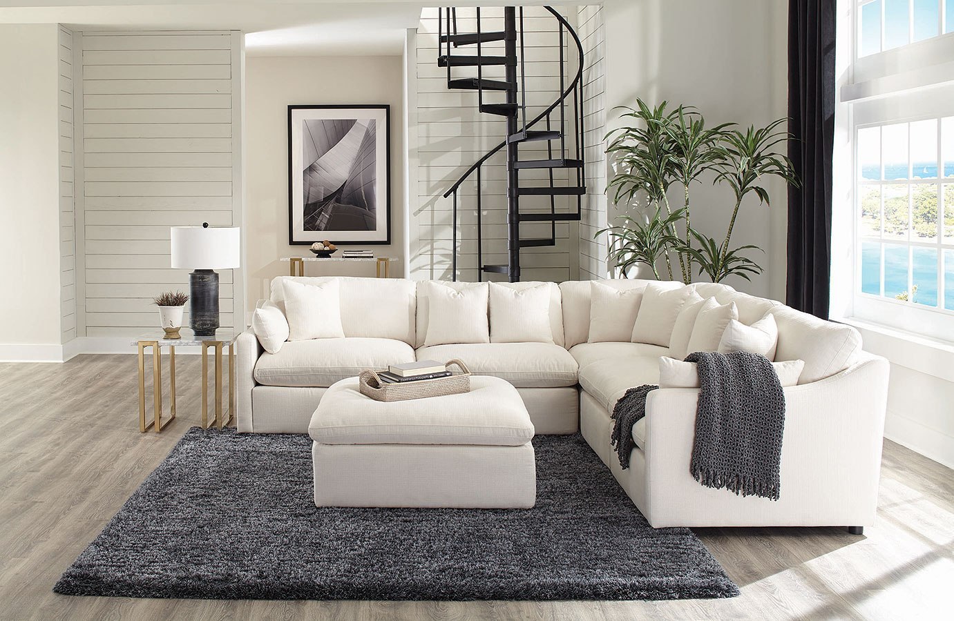 Hobson Modular Sectional Set Coaster Furniture Furniture Cart