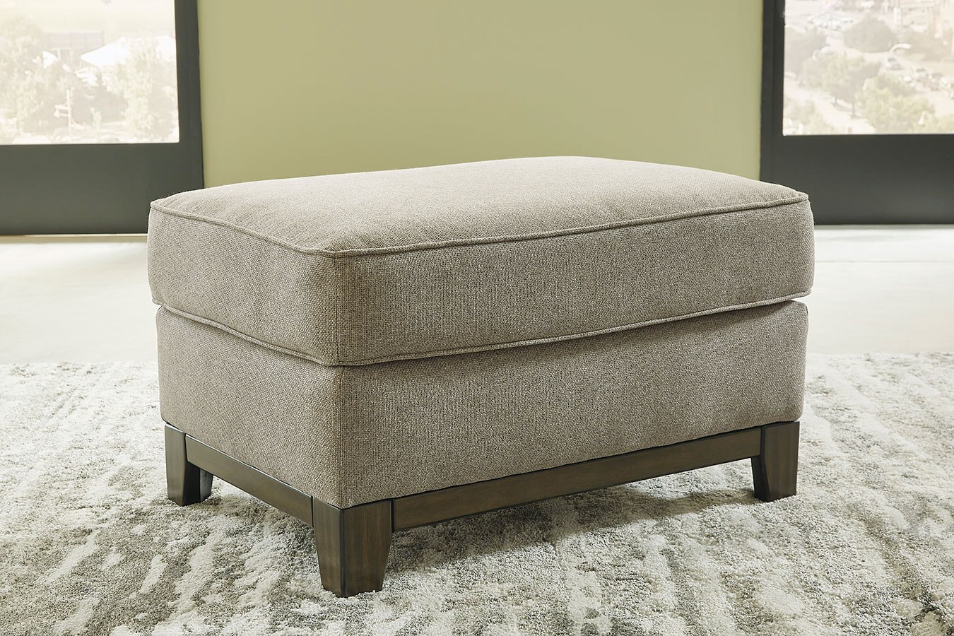 Kaywood Ottoman - Granite Kaywood Ottoman - Granite