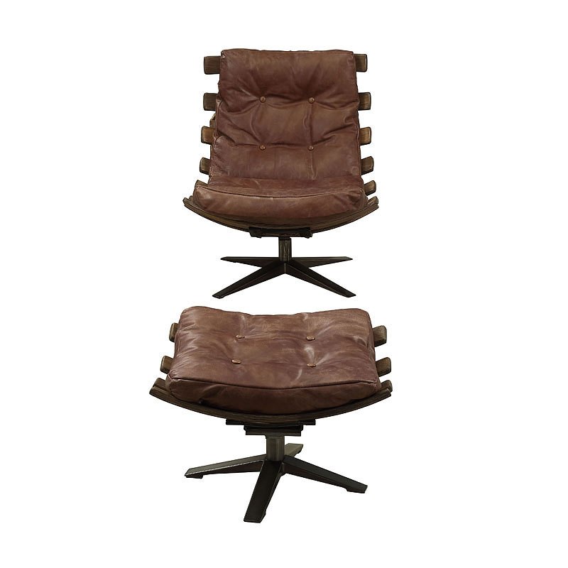 Gandy - 2Pc Pk Chair & Ottoman