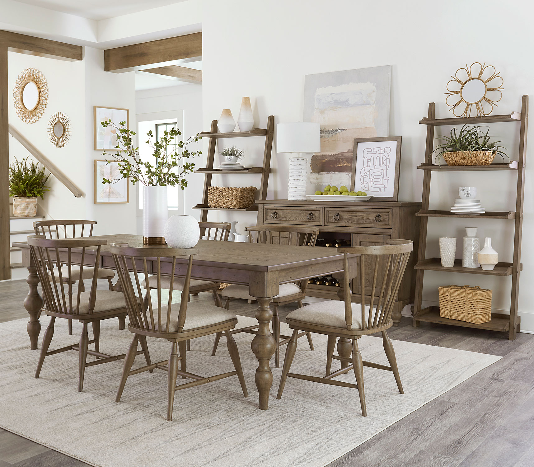 Americana Farmhouse Leg Dining Room Set Liberty Furniture, 1 Reviews