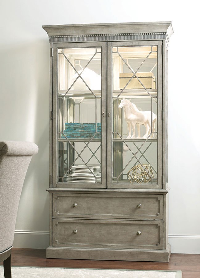 Savona Larsson Display Cabinet American Drew Furniture Cart