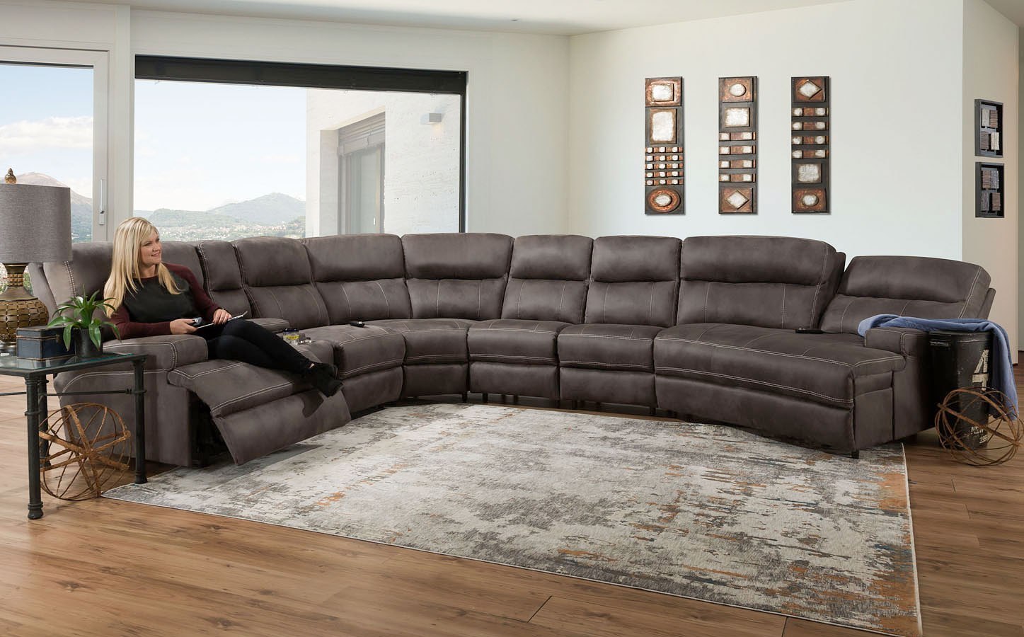 Carver reclining on sale sofa