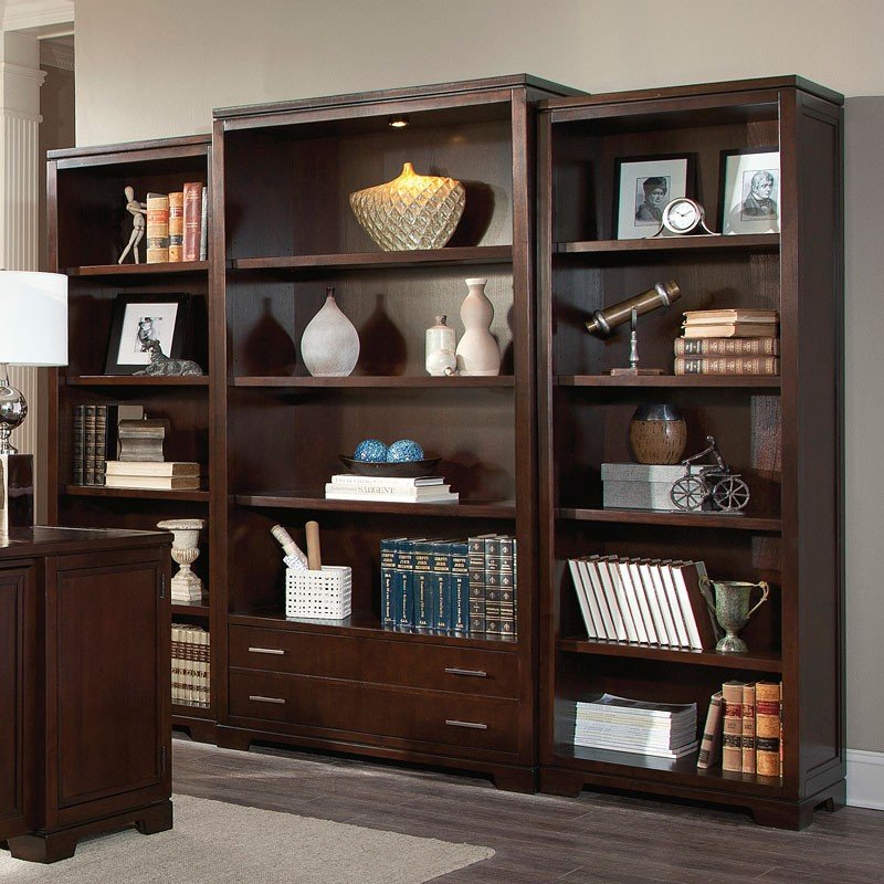 Mocha bookshelf deals