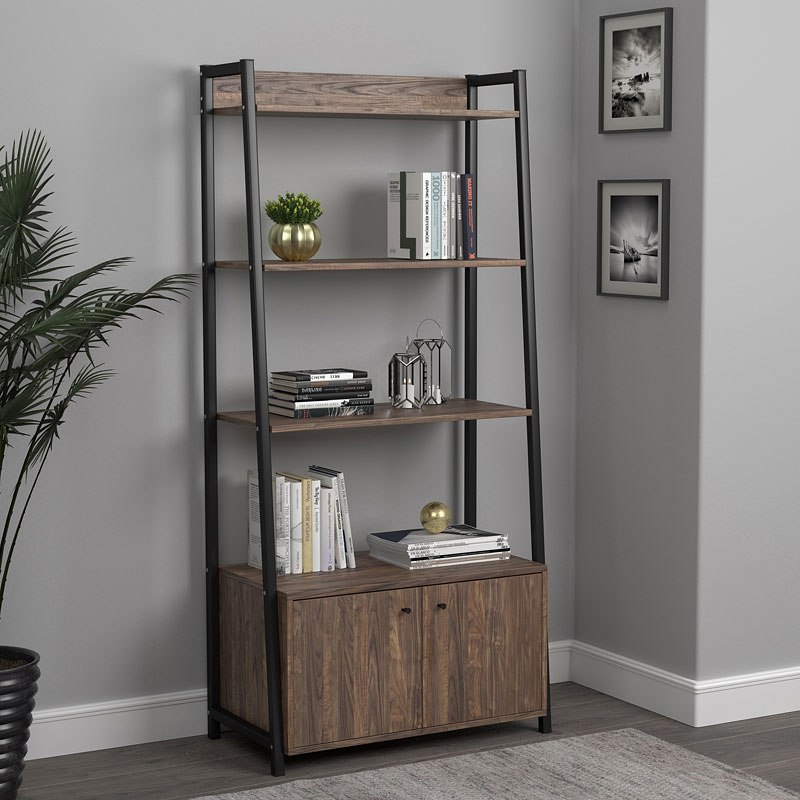 Jacksonville Bookcase W/ Storage Coaster Furniture | Furniture Cart