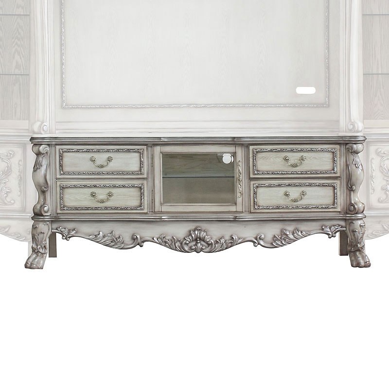 Dresden TV Console (Vintage Bone White) Acme Furniture