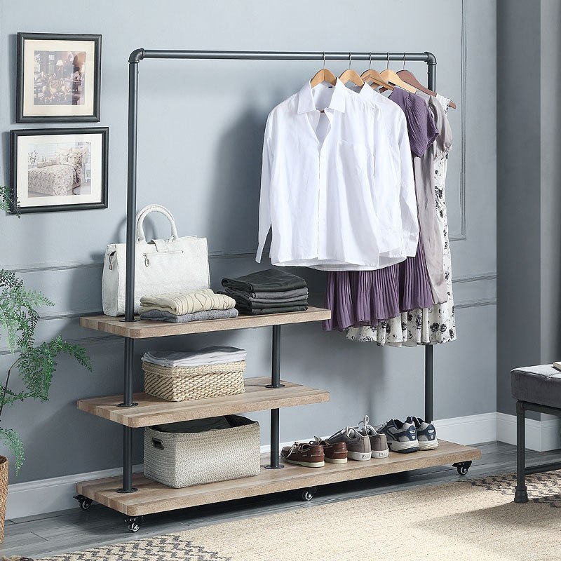 Brantley Hanger Rack Acme Furniture | Furniture Cart