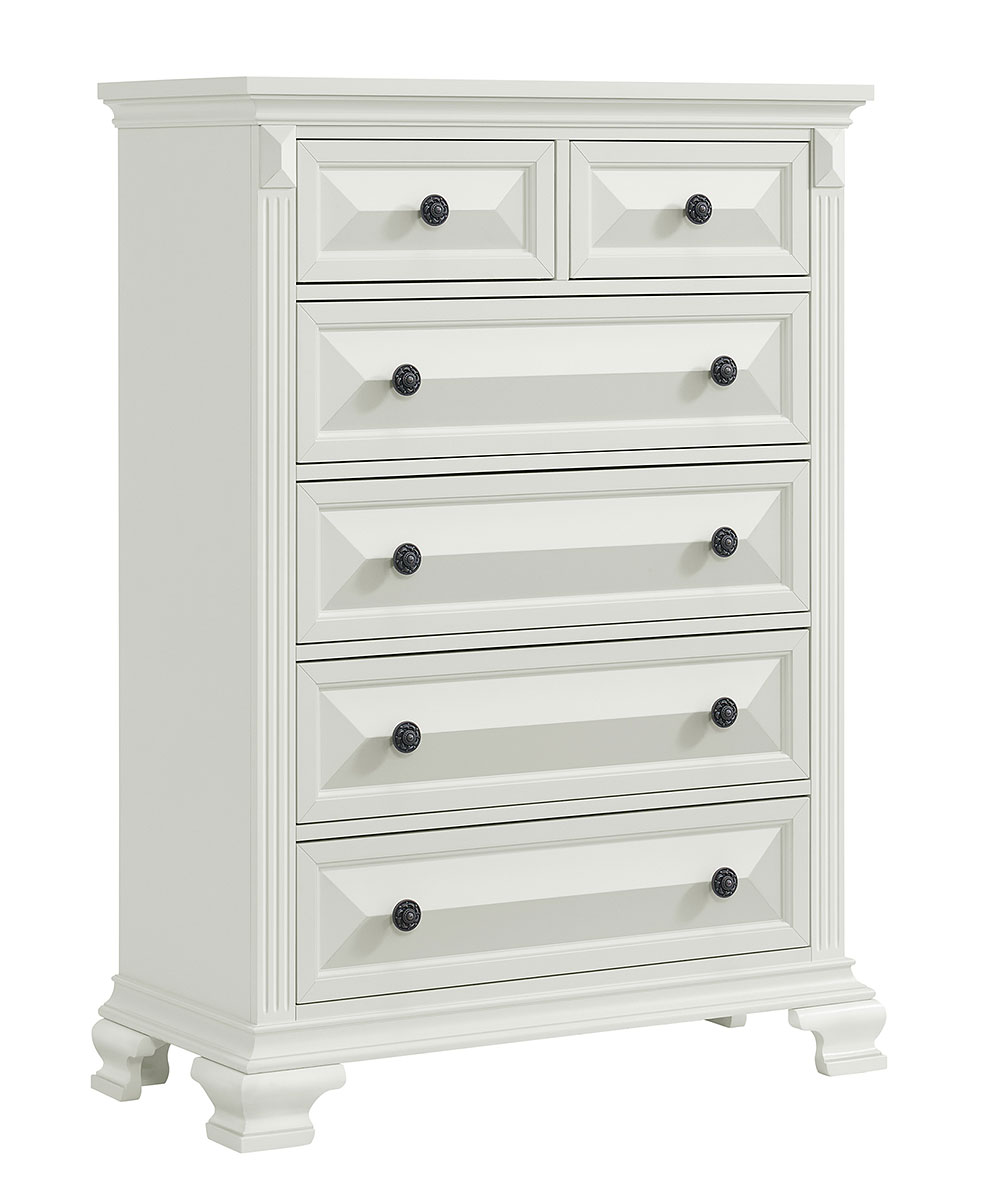 PREDUCTS Drawer Mini (White) 美品 Bridgestone 6-Drawer Chest (Antique White) Elements