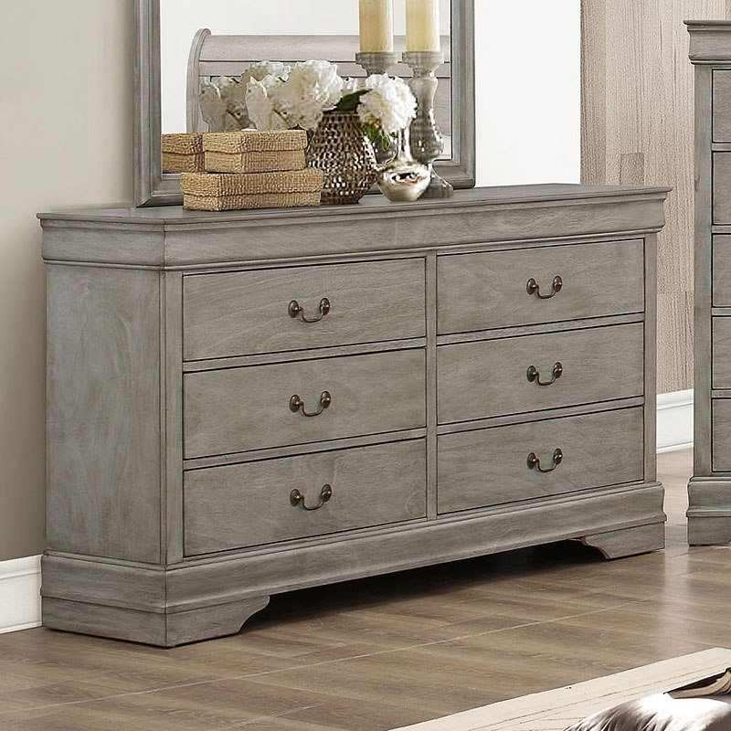 slim fit dress slacks Louis Philip Gray Dresser