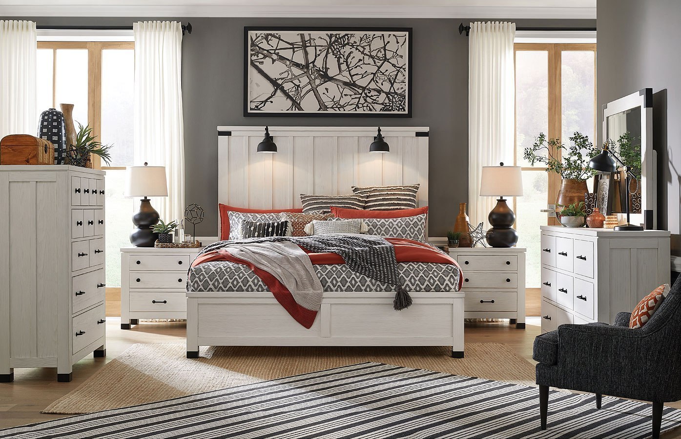 Harper Springs Panel Bedroom Set Magnussen | Furniture Cart