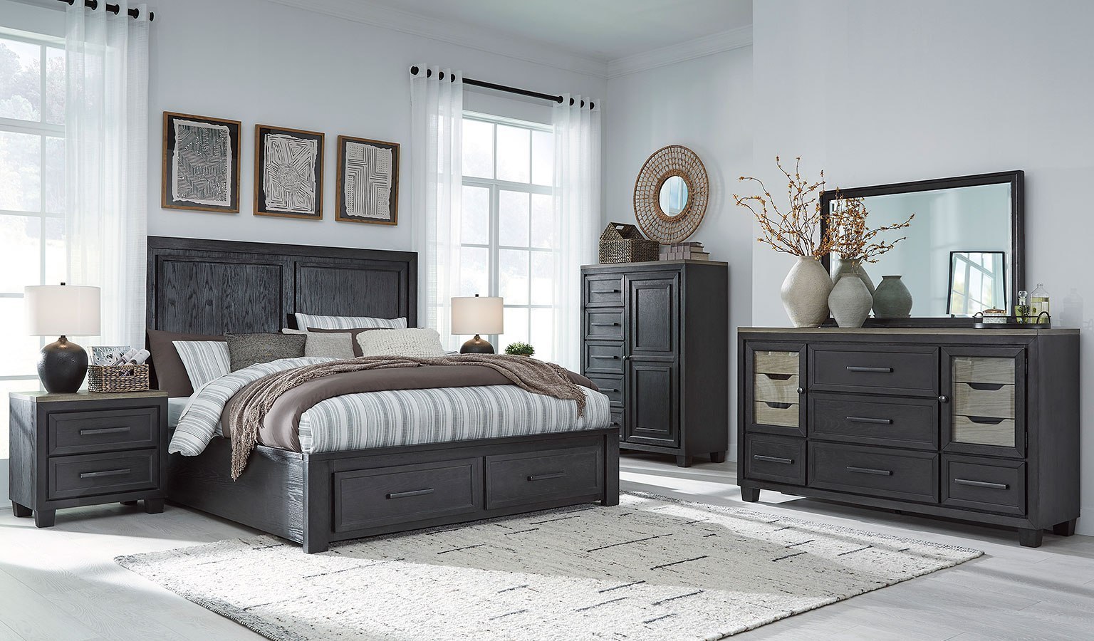 Foyland Storage Bedroom Set Signature Design | Furniture Cart Foyland Storage Bedroom Set Signature Design | Furniture Cart