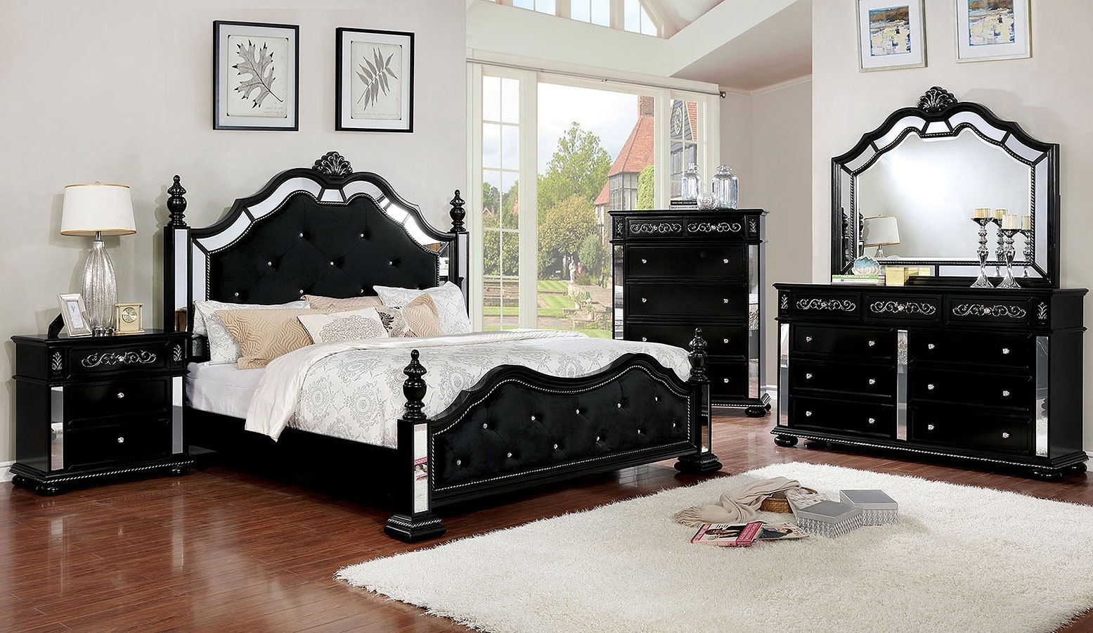 King bed set black hotsell